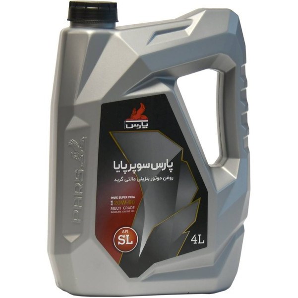 روغن موتور نفت پارس سوپر پایا پلاس نیمه سنتزی 20W50 SLحجم 4 لیتری