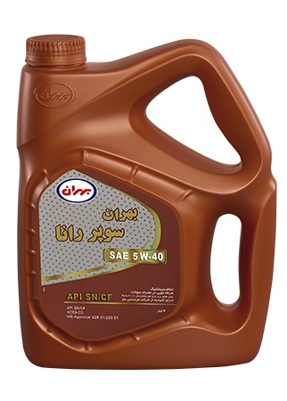 روغن موتور بهران مدل سوپر رانا 5W40 API SN/CF چهار لیتری