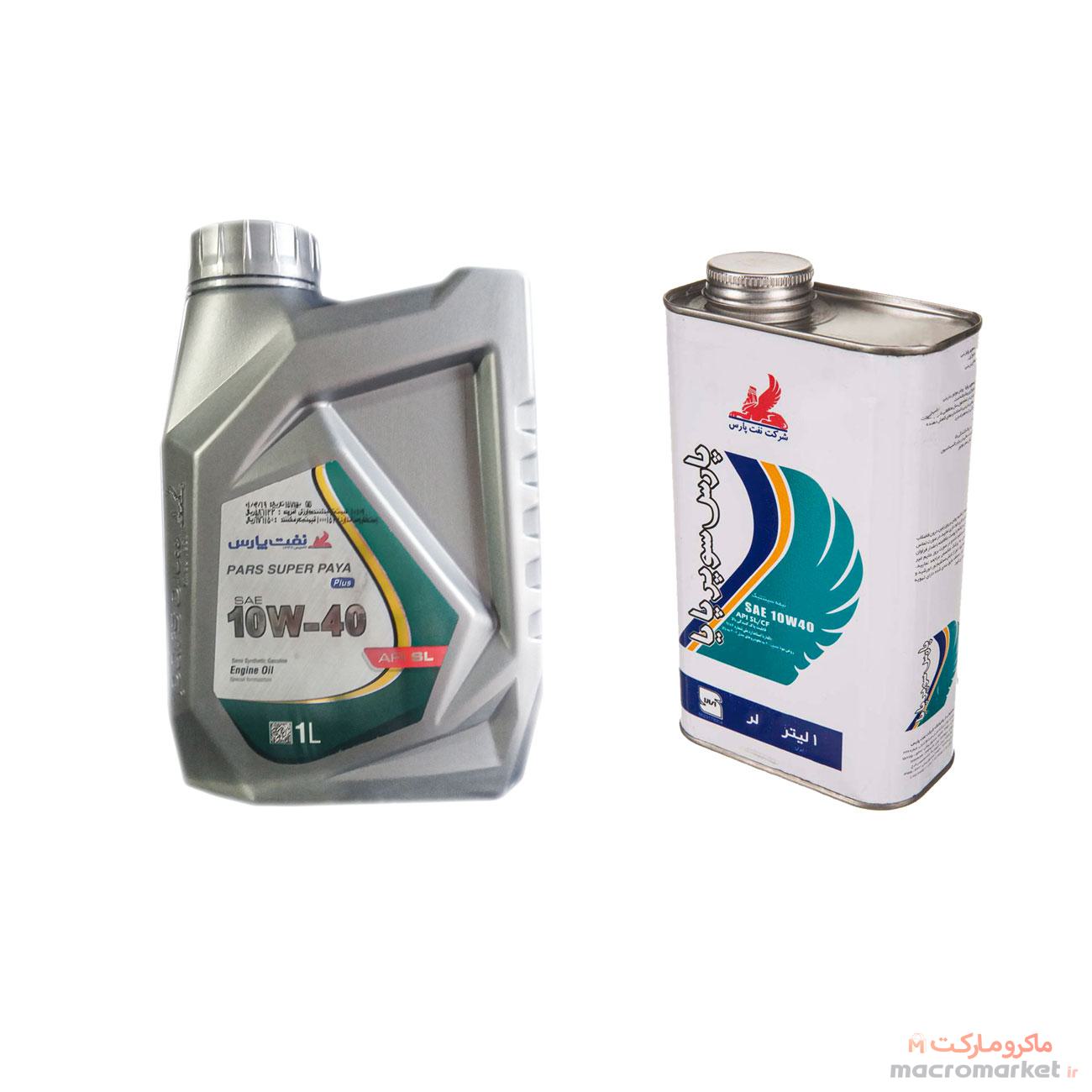 روغن موتور پارس سوپر پایا 10W-40 یک لیتری
