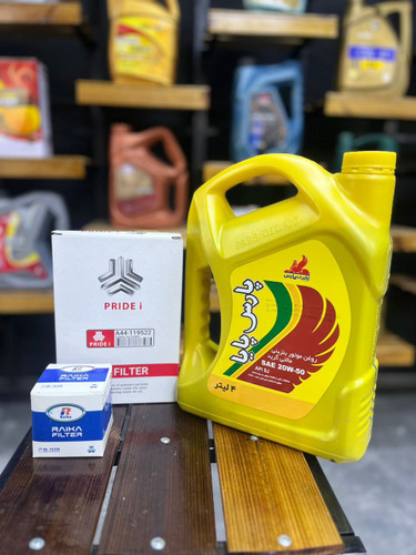 روغن پارس پایا 2050 SL چهار لیتری _ فیلتر روغن پراید تراکم بالا _ فیلتر هوای پراید