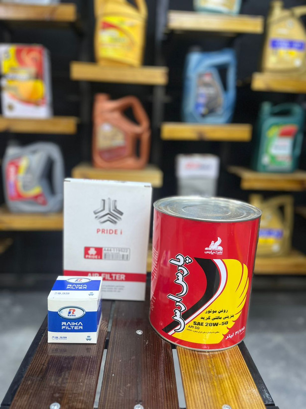 روغن فلومکس 2050 SL چهار لیتری _ فیلتر روغن پراید تراکم بالا _ فیلتر هوای پراید